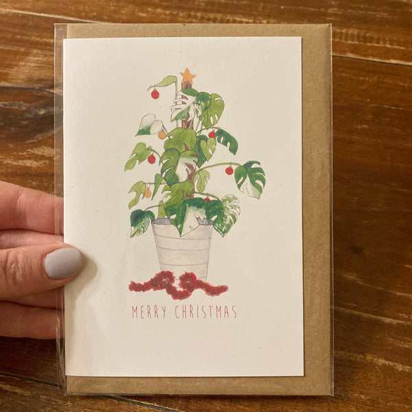 The Curious Cactus - Merry Christmas Plant Tinsel
