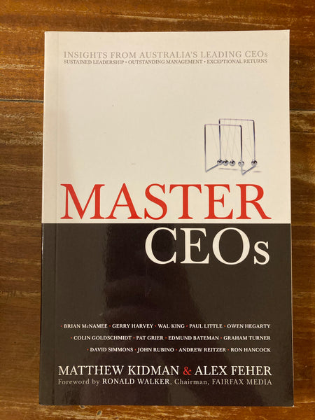 Kidman, Matthew - Master CEOs (Trade Paperback)