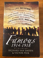 Van Emden, Richard - Famous 1914-1918 (Paperback)