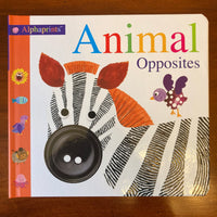 Alphaprints - Animal Opposites (Board Book)