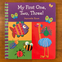 Rowe, Jeannette - My First One Two Three (Board Book)