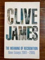 James, Clive - Meaning of Recognition (Paperback)