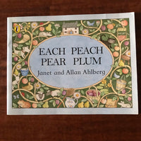 Ahlberg, Janet and Allan - Each Peach Pear Plum (Paperback)