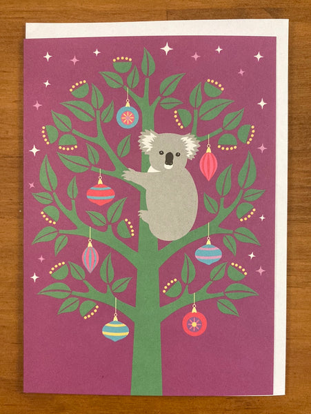 Earth Greetings Card - Christmas Koala