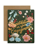 Bespoke Letterpress - Folk Congratulations on Your Engagement