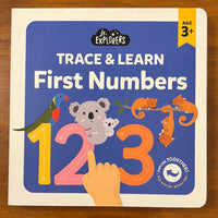 Jr Explorers - Trace & Learn First Numbers (Board Book)