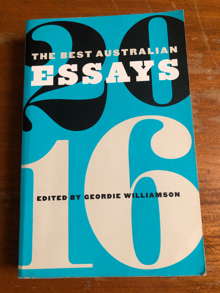 Williamson, George - Best Australian Essays 16 (Paperback)