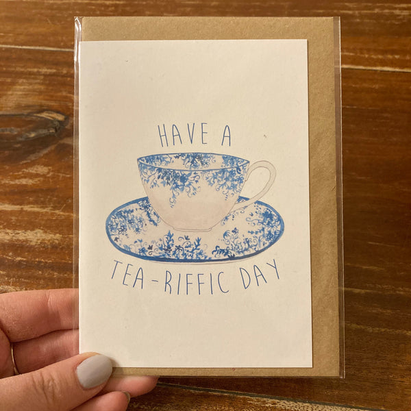 The Curious Cactus - Have a Tea-Riffic Day
