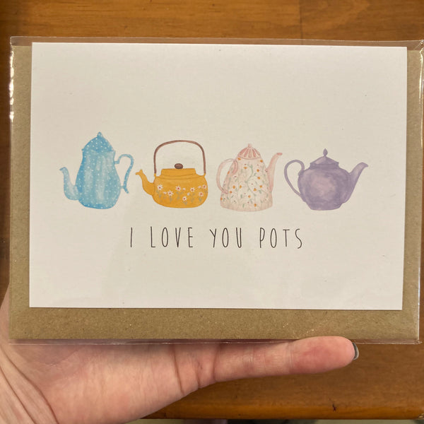 The Curious Cactus - I Love You Pots