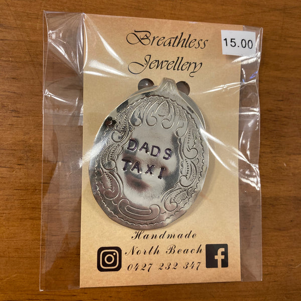 Breathless Jewellery Keyring - Dads Taxi 03