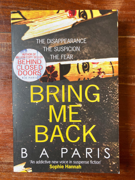 Paris, BA - Bring Me Back (Trade Paperback)