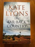 Lyons, Kate - Far Back Country (Trade Paperback)