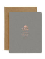 Bespoke Letterpress - Botanical With Deepest Sympathy