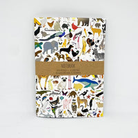 Red Parka Notebook - 101 Animals