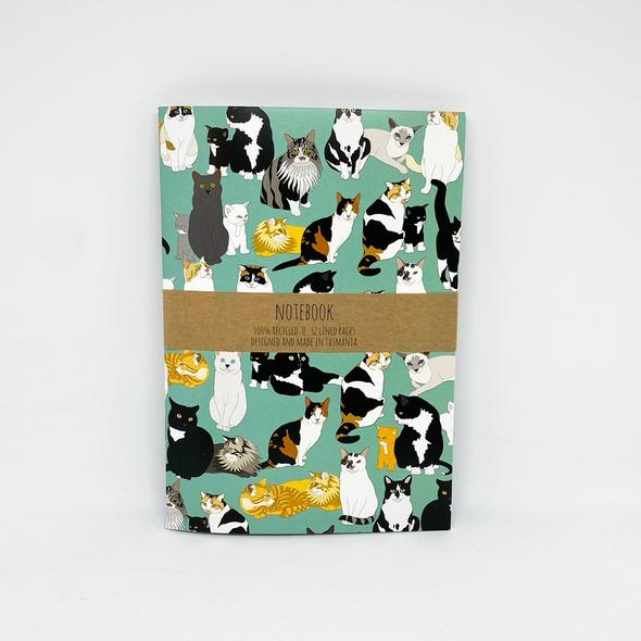 Red Parka Notebook - Cats
