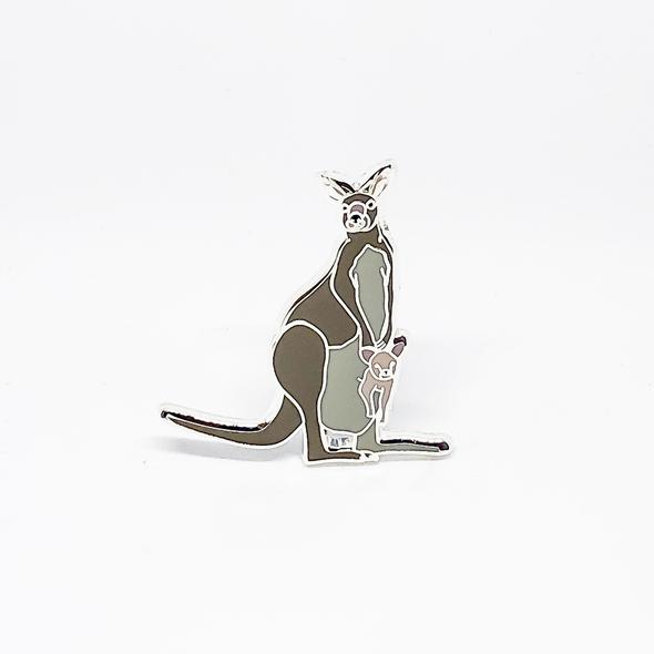 Red Parka Pin - Kangaroo