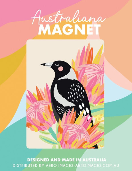 Australiana Magnet - Magpie