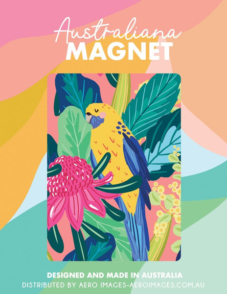Australiana Magnet - Tropical Parrots