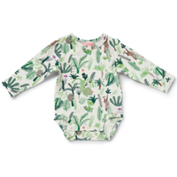 HN Long Sleeve Bodysuit - Fern Gully