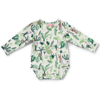 HN Long Sleeve Bodysuit - Fern Gully