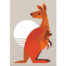 Greeting Card - Kangaroo