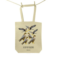 Red Parka Tote Bag - Cast of Falcons