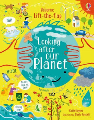 Board Book - Usborne Lift the Flap Looking After Our Planet