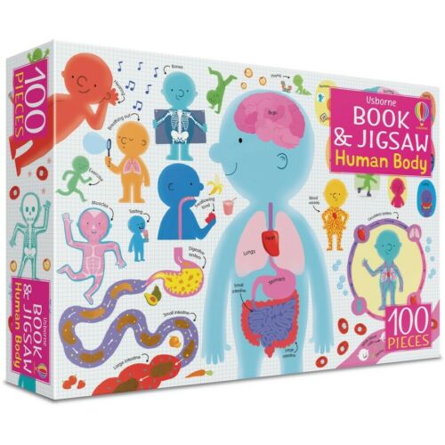 Usborne 100 Pc Jigsaw and Book - Human Body